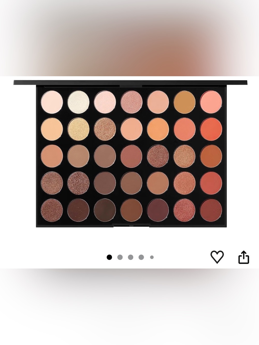 Morphe 35O nature glow eyeshadow palette